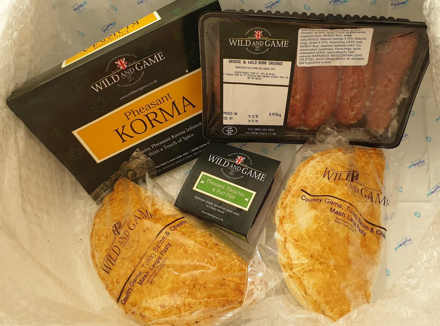 Wild and Game yummy samples to taste test