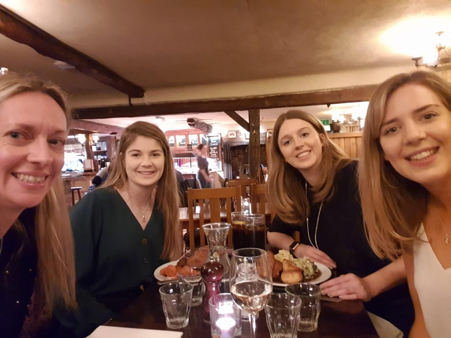 Pre Instagram meet up. Left to right. Becky, Gem, Liz & Charlotte